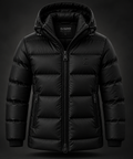 ELSAVO Black Edition — luxury thermal puffer jacket